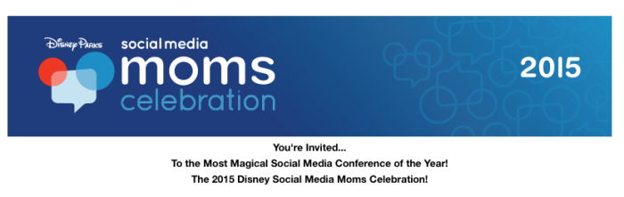 Disney Social Media Moms Celebration invite 2015