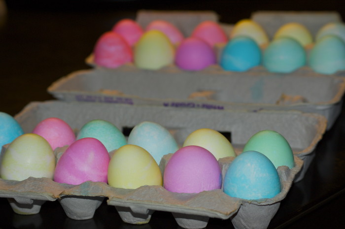 Easter Eggs dyed