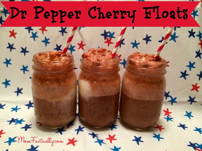 Dr Pepper Cherry Floats