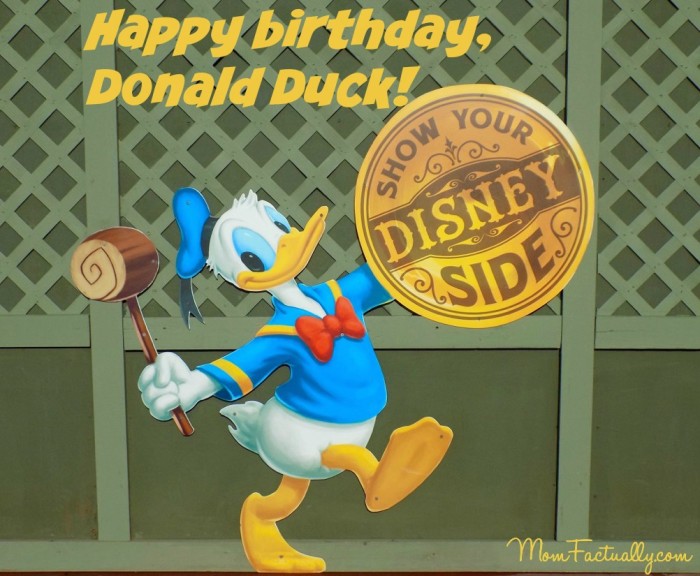 Happy birthday Donald Duck