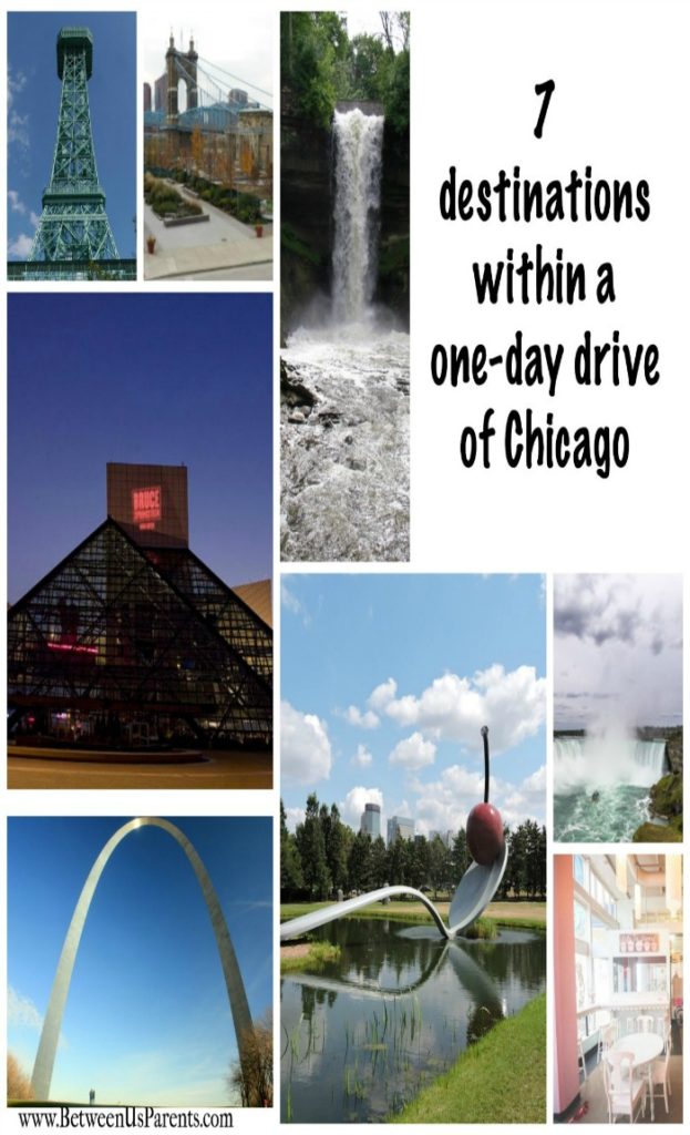 Destinations within a one day drive of Chicago. Your list of fantastic road trips from the Windy City that are great options for family travel.