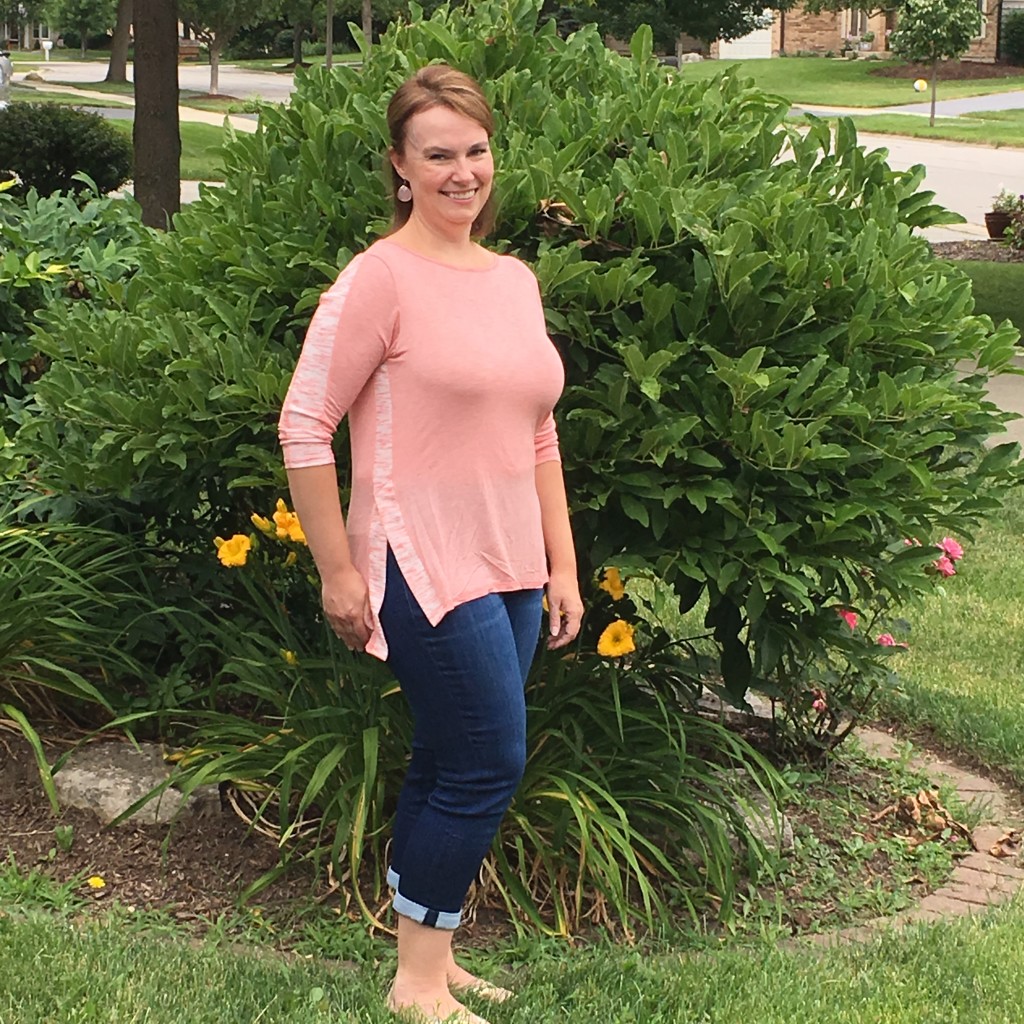 Hadlie Side Slit Knit Top July Stitch Fix Review Loveappella
