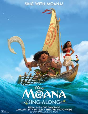 Moana Sing Along in Theaters