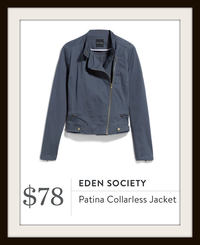 Stitch Fix Eden Society Patina Collarless Jacket