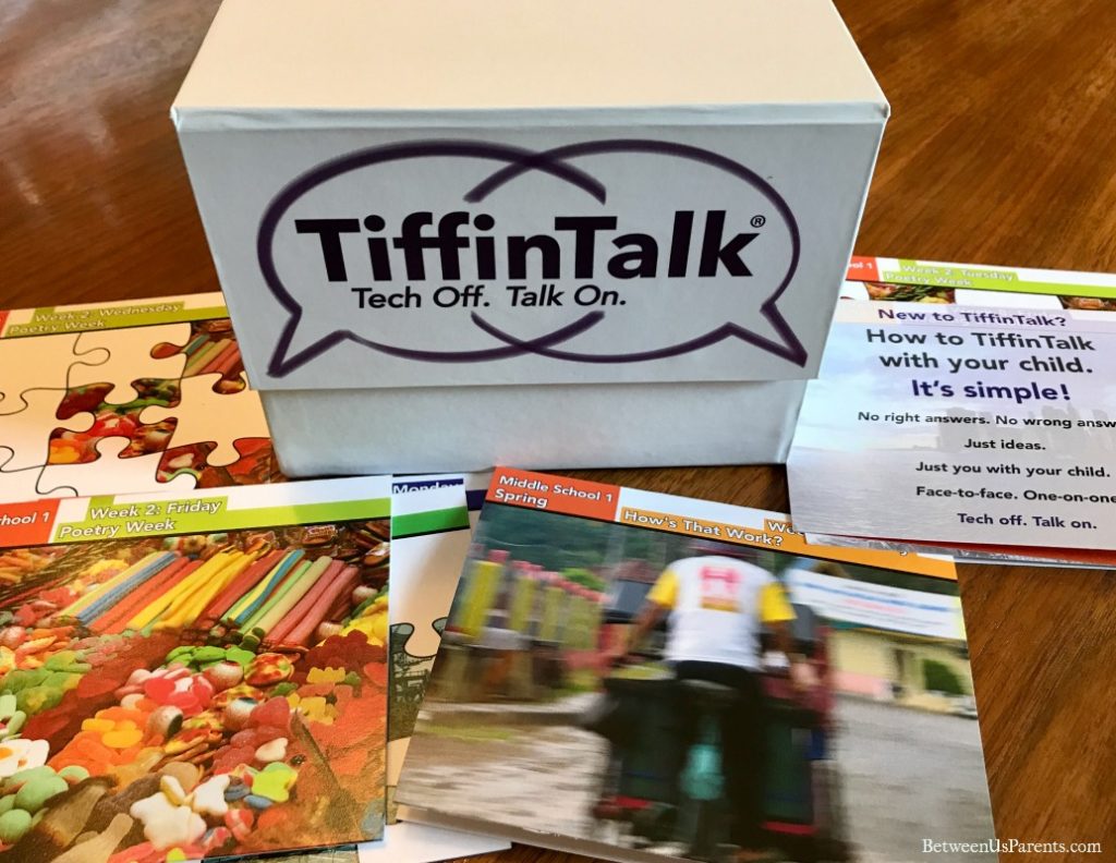 TiffinTalk is a great way to get your tweens and teens to engage in actual conversations that don't have one word answers. Connection is key!