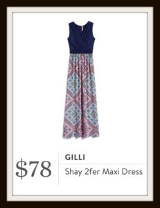 Stitch Fix Gilli Shay 2fer Maxi Dress