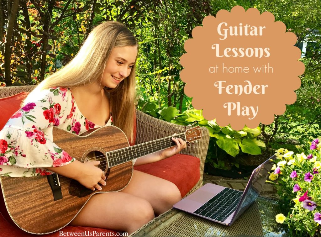 Guitar lessons at home with Fender Play