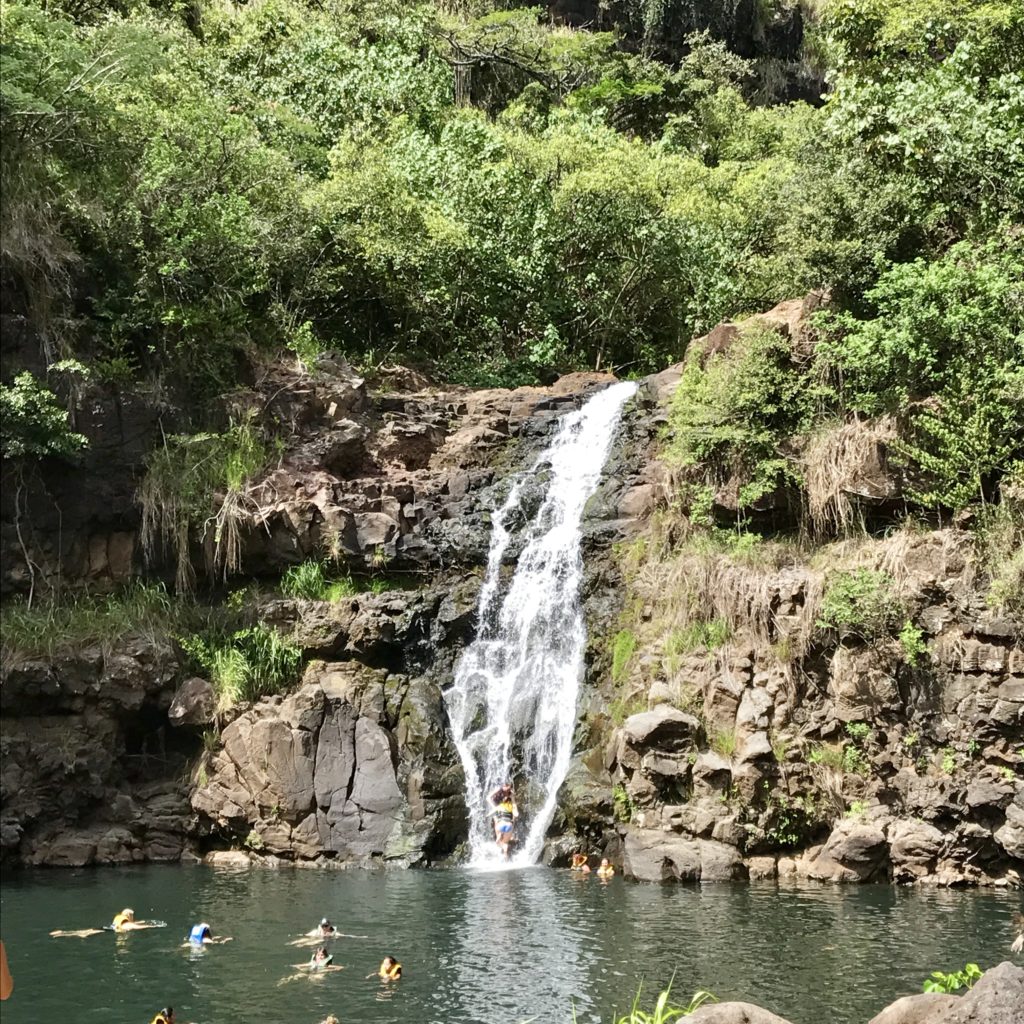 Waimea Falls on Oahu