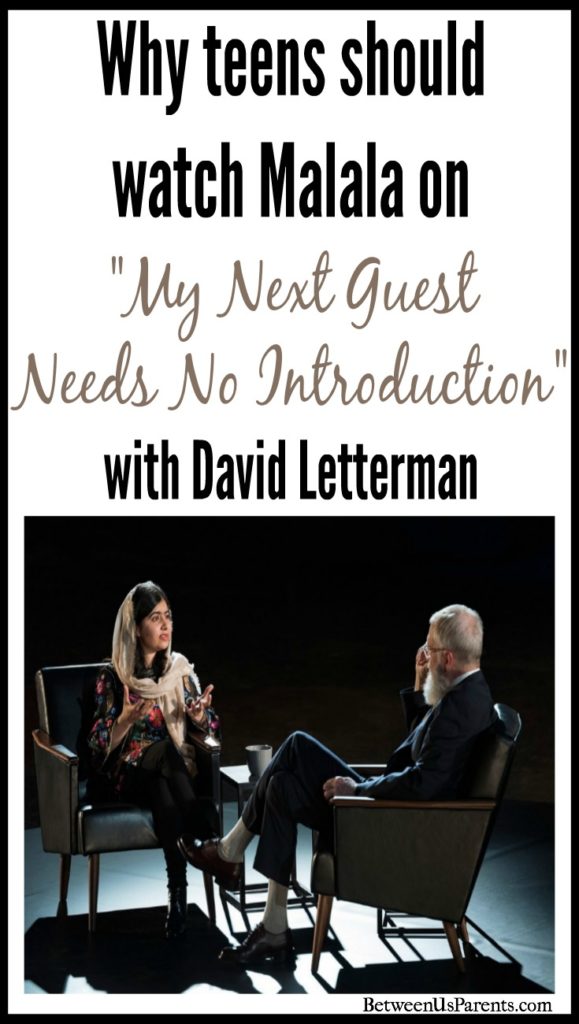 Malala on My Next Guest Needs No Introduction with David Letterman