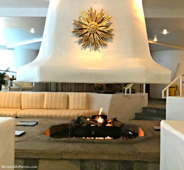 Fireplace at Sonnenalp Spa Vail