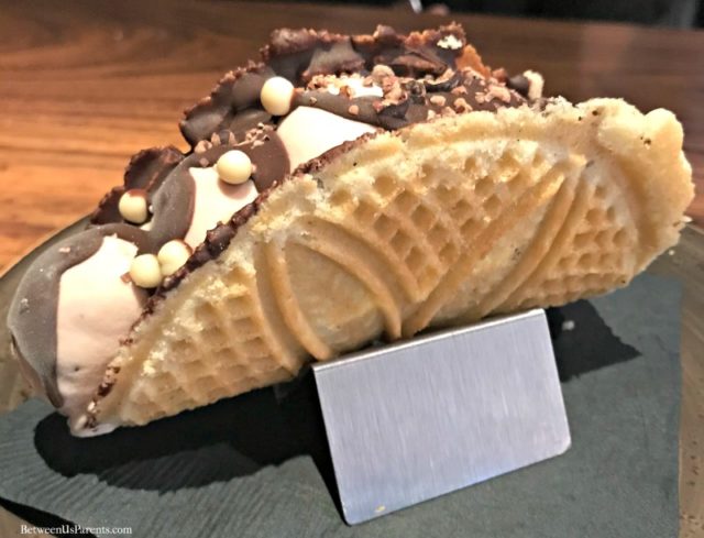 Mountain Standard dessert in Vail - the choco taco