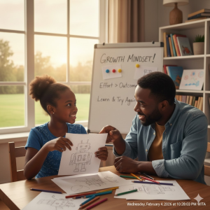 This article provides strategies for parents to encourage children to focus on effort, fostering a growth mindset and resilience.